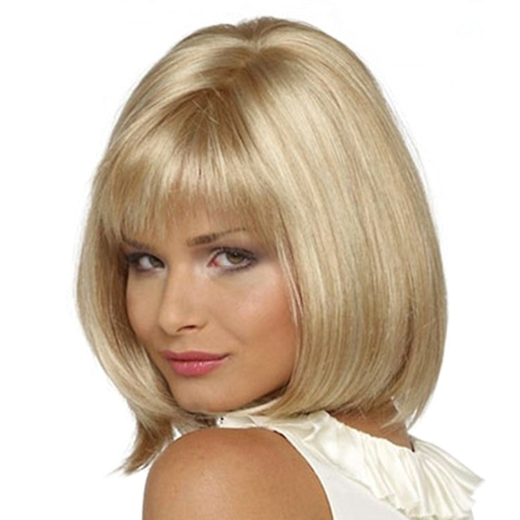 Ladies High Temperature Silk Short Wig Chemical Fiber Headgear, Wig-435A, Wig-435B