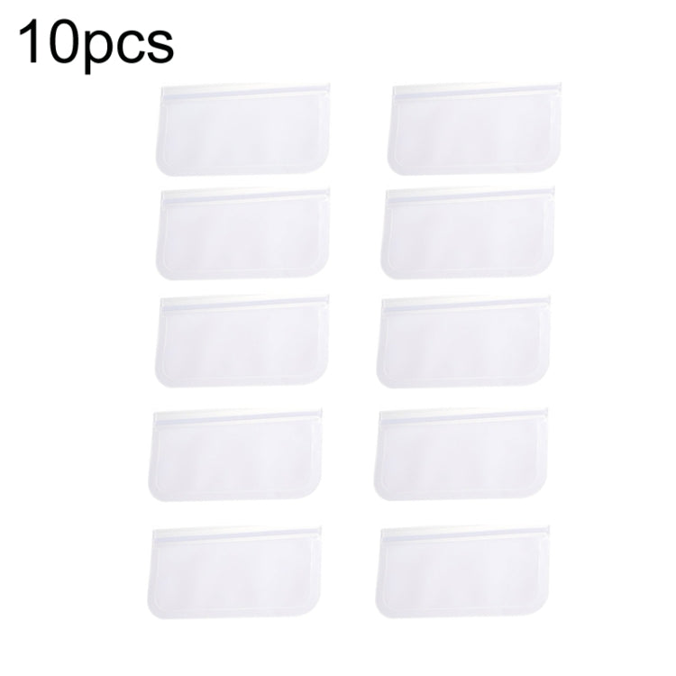10pcs EVA Refrigerator Reusable Food Airtight Peservation Bag, Size:, Small, Medium, Large, Extra Large