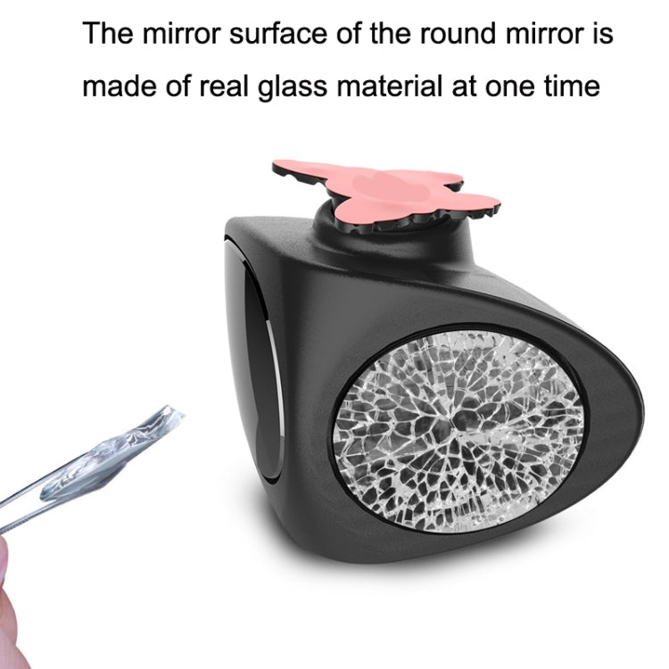2 in 1 Car Blind Spot Mirror Reversing Parking Wide Angle Mirror 360 Degree Rotation Adjustable Convex Rear View Mirror, 2 in 1 Black Left, 2 in 1 Black Right, 2 in 1 White Left, 2 in 1 White Right
