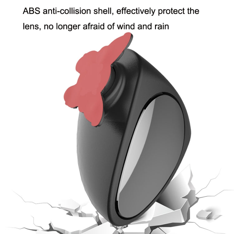 2 in 1 Car Blind Spot Mirror Reversing Parking Wide Angle Mirror 360 Degree Rotation Adjustable Convex Rear View Mirror, 2 in 1 Black Left, 2 in 1 Black Right, 2 in 1 White Left, 2 in 1 White Right