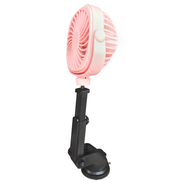 Car Suction Cup Fan Desktop Dormitory Office Kitchen Fan, Retractable (White), Retractable (Pink), Retractable(Black)