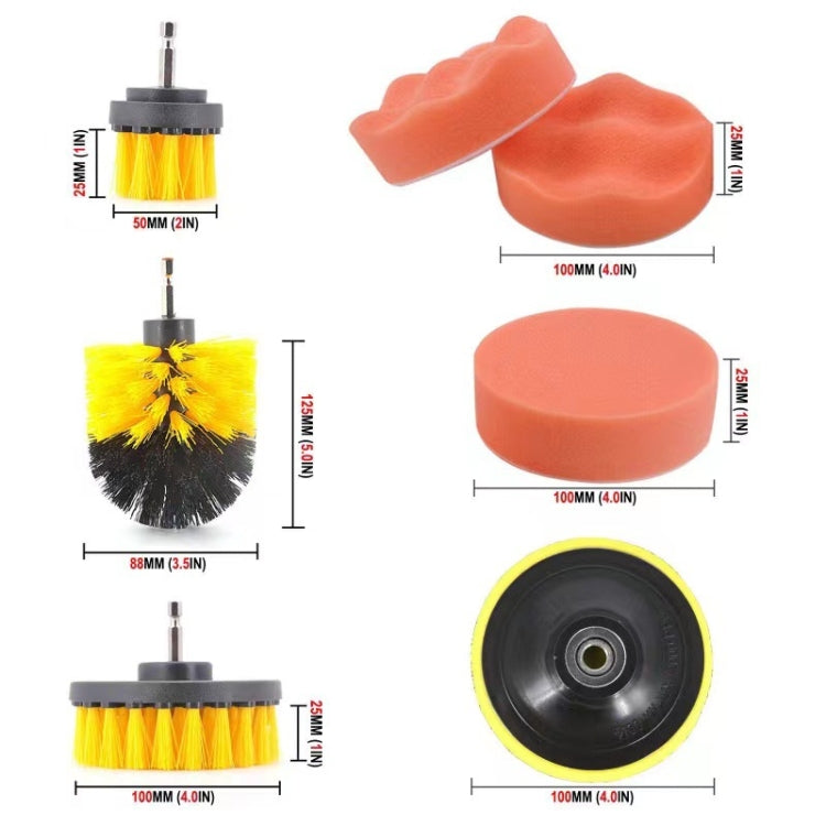 Car Air Conditioner Air Outlet Electric Drill Cleaning Brush, 40 in 1