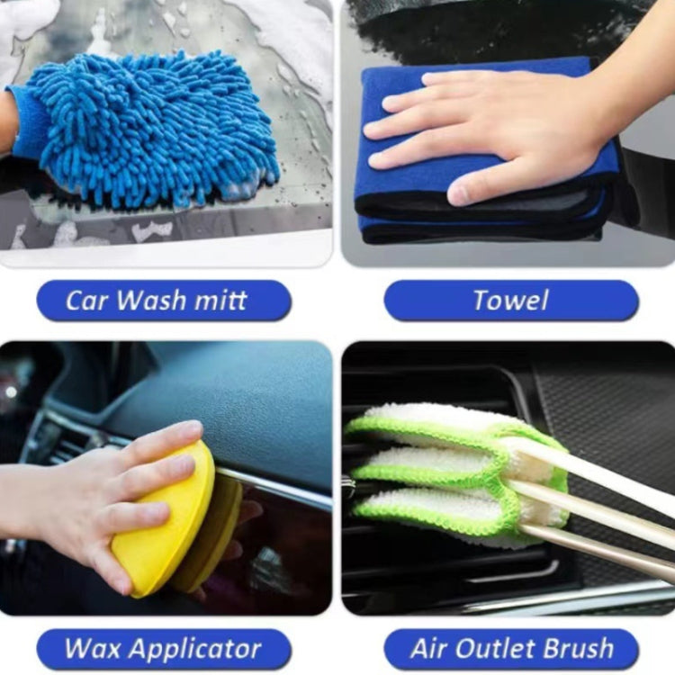 Car Air Conditioner Air Outlet Electric Drill Cleaning Brush, 40 in 1
