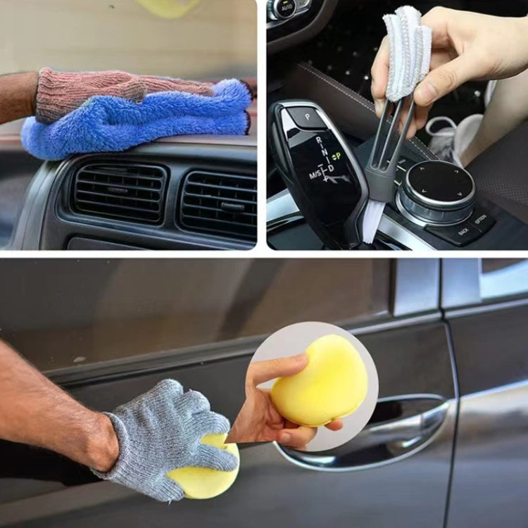 Car Air Conditioner Air Outlet Electric Drill Cleaning Brush, 40 in 1