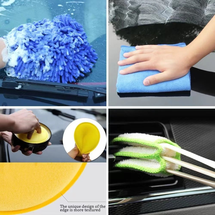 Car Air Conditioner Air Outlet Electric Drill Cleaning Brush, 40 in 1