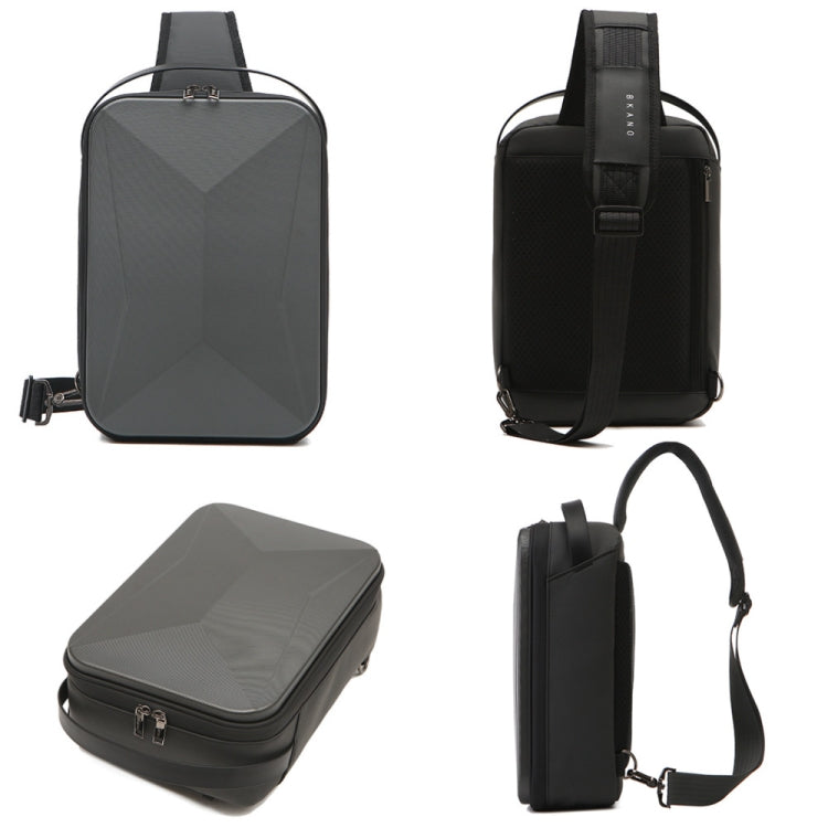 حقيبة تخزين صلبة لـ DJI Mini 3 / Mini 3 Pro، حقيبة صدر، حقيبة كتف، حقيبة رسول، M3-010 (رمادي غامق)، M3-010 (فضي)