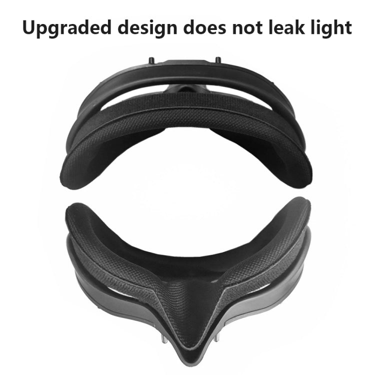 لنظارات DJI Goggles 2، قناع عين إسفنجي مبطن بالفوم، أسود، مع غطاء عدسة أسود