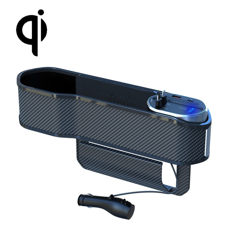 Vehicle Seat Gap Storage Box Organizer Front Seat Console Side Pocket ,Spec:, Wireless Charging Ordinary Wire, No Wireless Charging Ordinary Wire, Wireless Charging Upgrade Wire, No Wireless Charging Upgrade Wire