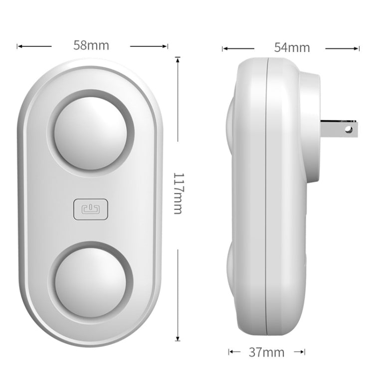 BG312 Smart Double Horn Ultrasonic Mosquito Repeller Multifunctional Electronic Mosquito Repeller, US Plug, EU Plug, UK Plug, AU Plug
