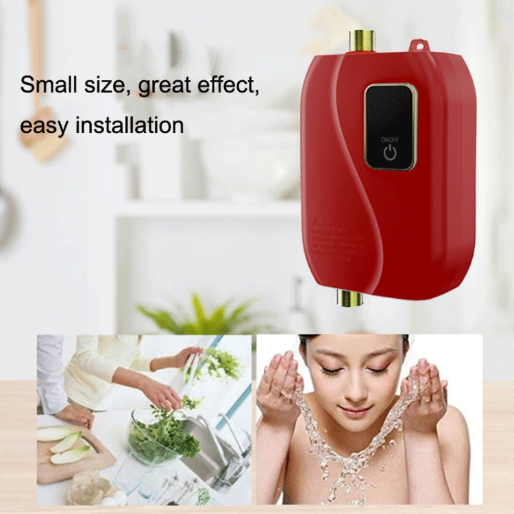Instant Water Heater Mini Kitchen Quick Heater Household Hand Washing Water Heater, US Plug, EU Plug, UK Plug, AU Plug