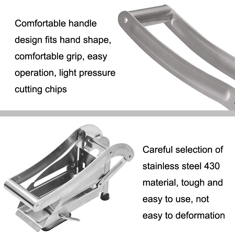JD-052 Stainless Steel French Fries Cut Multi-functional Home Manual Fries Cut, Potato Cutter 4, Potato Cutter 5