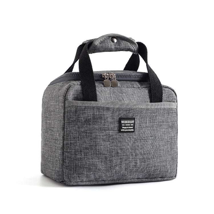 Portable Lunch Bag Thermal Insulated Lunch Box Tote Cooler Handbag, 24 x 17 x 14cm