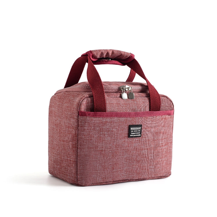 Portable Lunch Bag Thermal Insulated Lunch Box Tote Cooler Handbag, 24 x 17 x 14cm