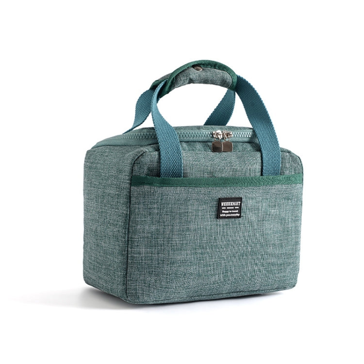 Portable Lunch Bag Thermal Insulated Lunch Box Tote Cooler Handbag, 24 x 17 x 14cm