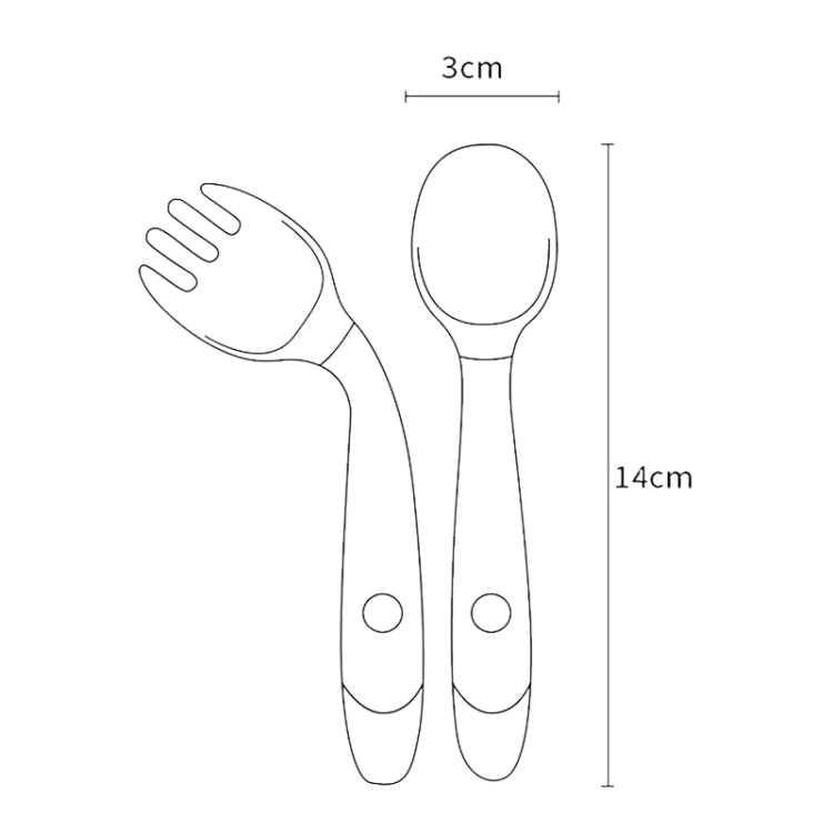 Children Eating Training Tableware Baby Bendable Silicone Soft Spoon, Green