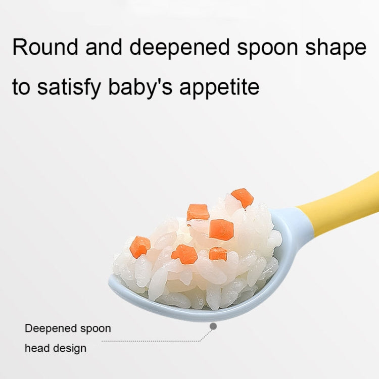 Children Eating Training Tableware Baby Bendable Silicone Soft Spoon, Green