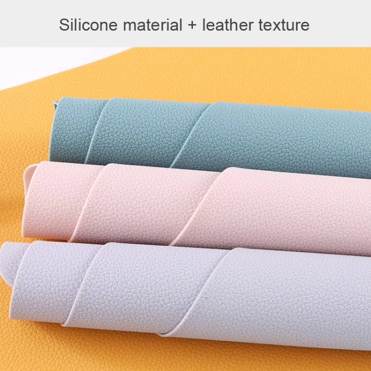 10pcs Teardrop-Shaped Silicone Table Insulation Mat Leather Textured Kitchen Cup And Pot Mat, Coaster(Pink), Coaster(Green), Coaster(Blue), Coaster(Gray), Coaster(Red)