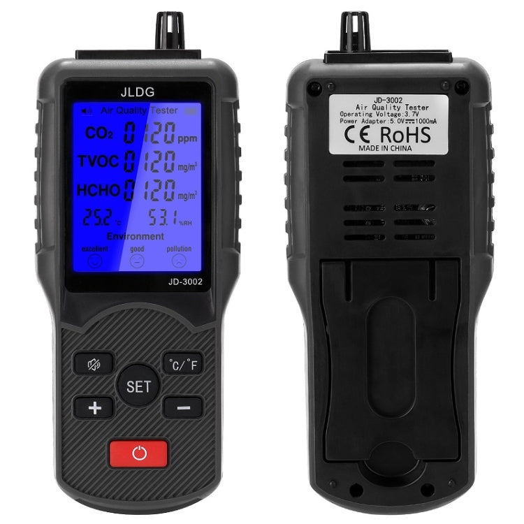 JD-3002 Carbon Dioxide Comprehensive Air Quality Temperature Humidity Detector