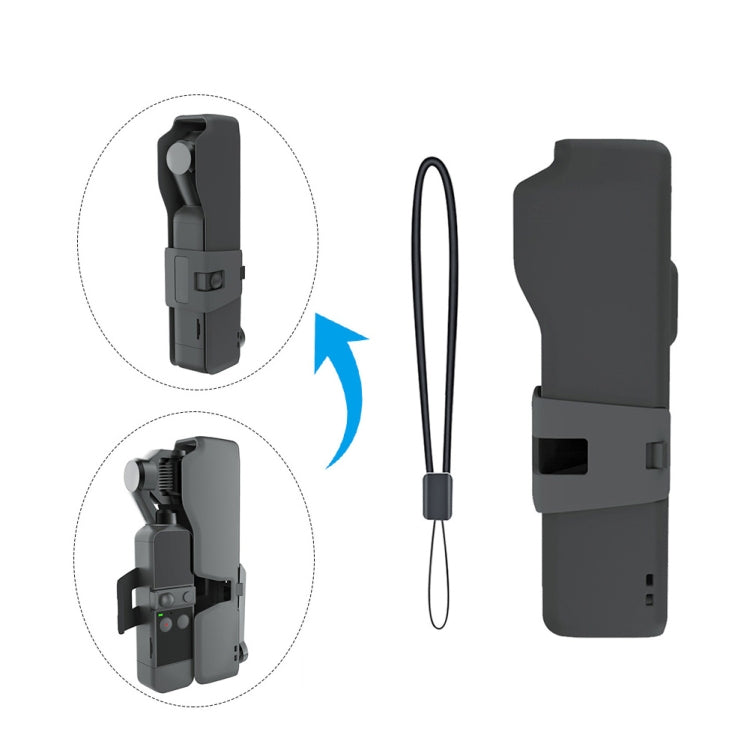حقيبة حمل RCSTQ مع حقيبة تخزين وحزام لكاميرا DJI OSMO Pocket 2، مناسبة لكاميرا DJI OSMO Pocket 2