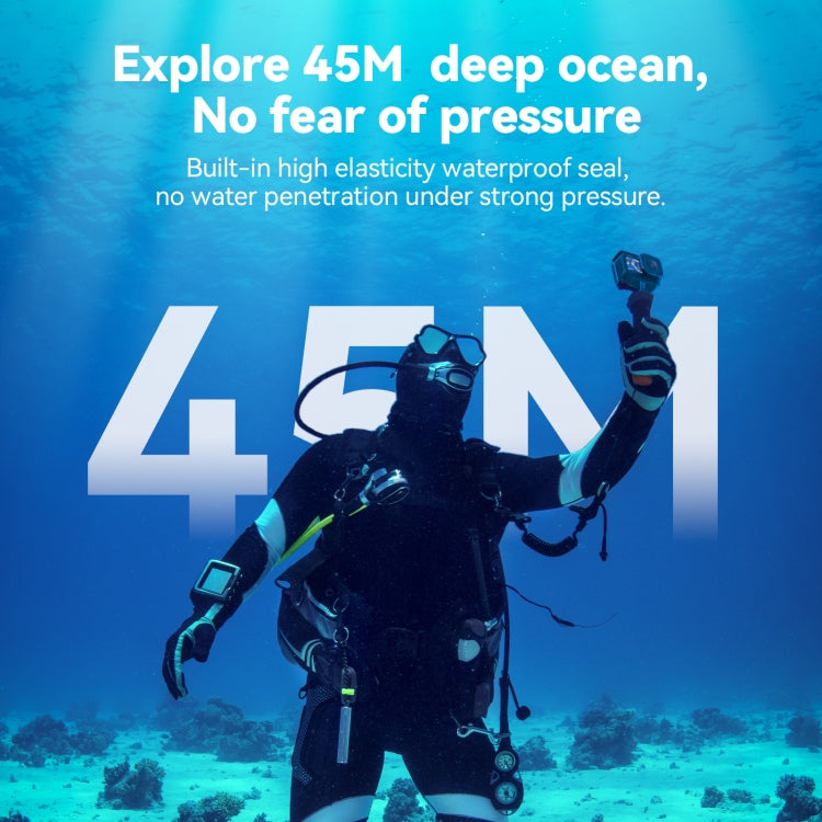 جراب TELESIN مقاوم للماء ومضاد للضباب ومناسب للغوص تحت الماء لكاميرات GoPro Hero11 Black / HERO10 Black / HERO9 Black