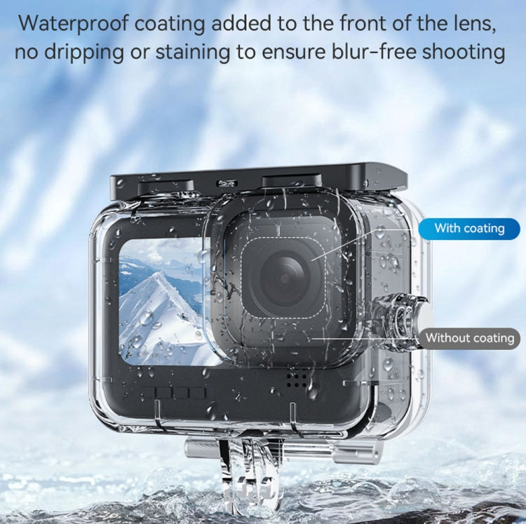 جراب TELESIN مقاوم للماء ومضاد للضباب ومناسب للغوص تحت الماء لكاميرات GoPro Hero11 Black / HERO10 Black / HERO9 Black