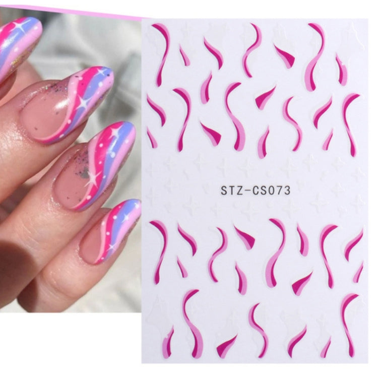 ملصق أظافر على الطراز الفرنسي، ملصقات أظافر مخططة، Stz-CS069، Stz-CS070، Stz-CS071، Stz-CS072، Stz-CS073، Stz-CS074، Stz-CS075، Stz-CS076، Stz-CS077، Stz-CS078، Stz-CS079، Stz-CS090، Stz-CS091، Stz-CS092، Stz-CS116، Stz-CS117، Stz-CS118 ...