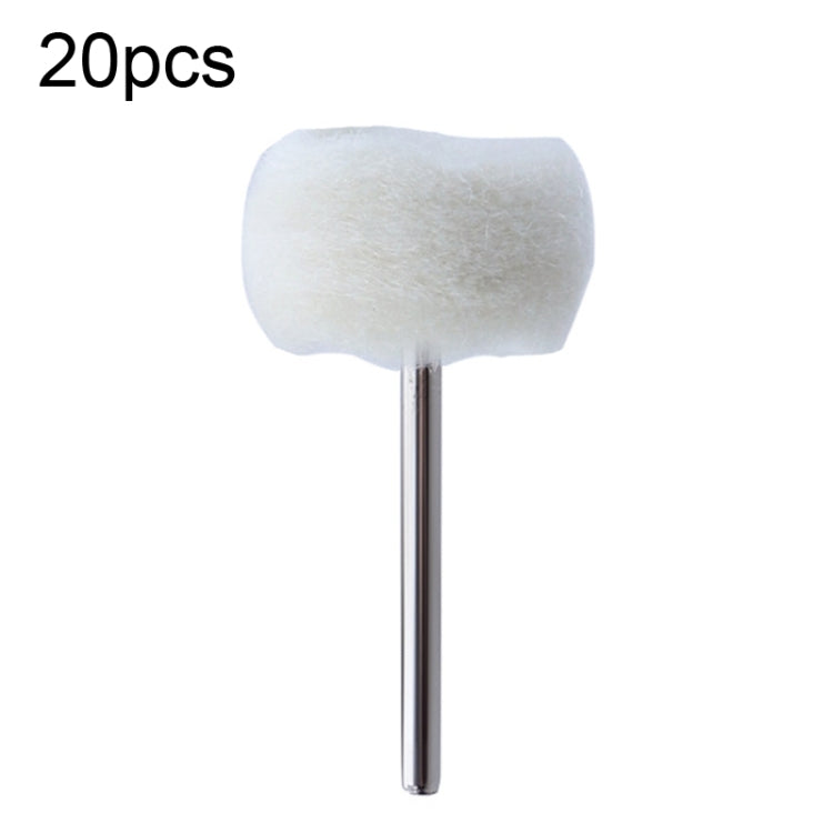 MT-3YM Cashmere Ball Polishing Wheel Metal Mirror Polishing With Rod Wool Grinding Head, 5pcs, 10pcs, 20pcs, 100pcs