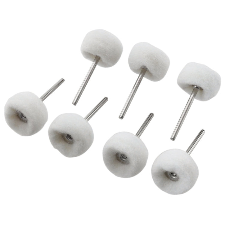 MT-3YM Cashmere Ball Polishing Wheel Metal Mirror Polishing With Rod Wool Grinding Head, 5pcs, 10pcs, 20pcs, 100pcs