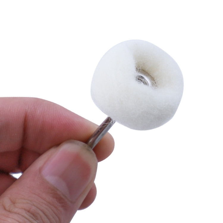 MT-3YM Cashmere Ball Polishing Wheel Metal Mirror Polishing With Rod Wool Grinding Head, 5pcs, 10pcs, 20pcs, 100pcs