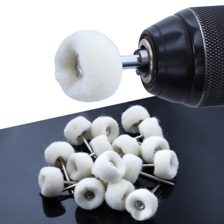 MT-3YM Cashmere Ball Polishing Wheel Metal Mirror Polishing With Rod Wool Grinding Head, 5pcs, 10pcs, 20pcs, 100pcs