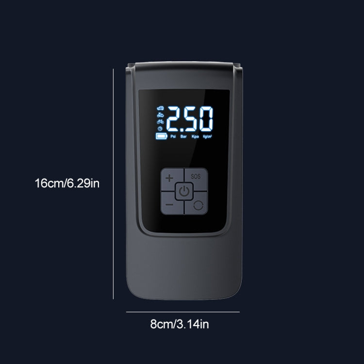 150psi Air Pump Intelligent Digital Display Car Bicycle Ball Electric Pump Cylinder, SUITU ST-9624A Wired, SUITU ST-9624B Wireless+USB, SUITU ST-9624C Wireless+DC+USB