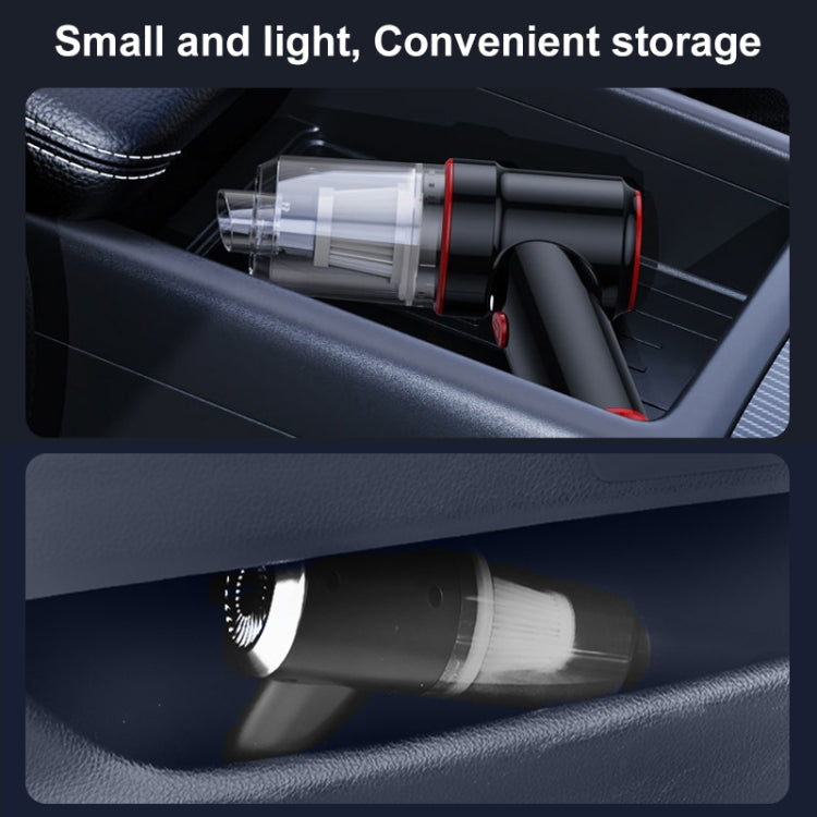 SUITU ST-6638 Car Wireless Vacuum Cleaner Suction and Blower Integrated With Light ,Spec:, Basic Type-A Charge, Luxury Type-A Charge, Top Version Type-C
