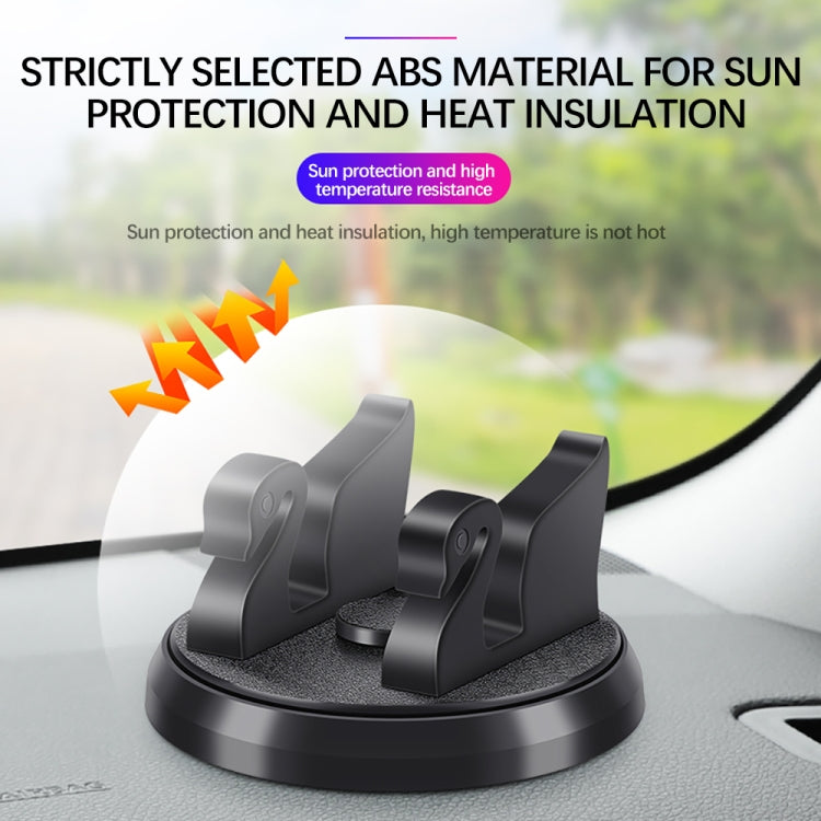 R-2017 Car Mobile Phone Holder 360 Degree Rotatable Swan Stand, Without Number Plates, With Number Plate