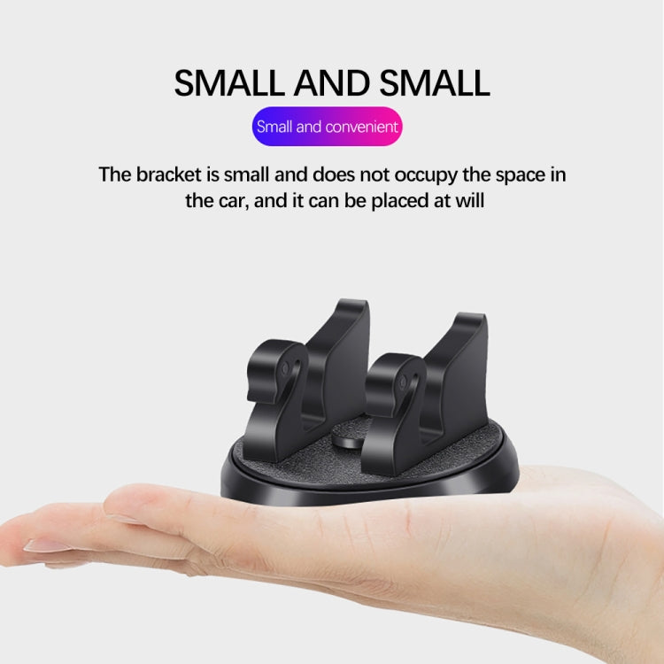 R-2017 Car Mobile Phone Holder 360 Degree Rotatable Swan Stand, Without Number Plates, With Number Plate