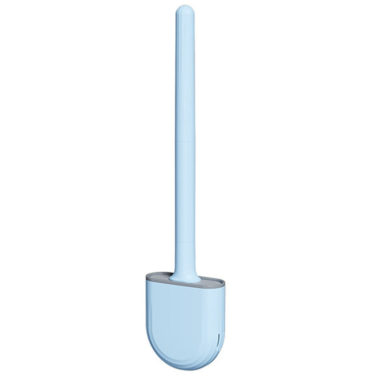 Soft Rubber Toilet Brush Clamp No Dead Space Cleaning Brush, Leakage, Drain