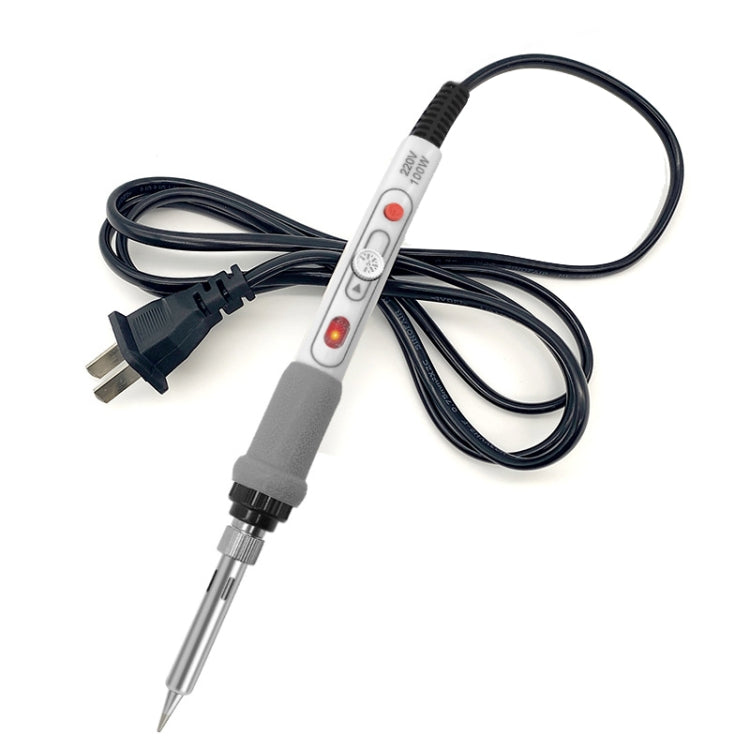 100W 220V High-power Electric Soldering Iron Adjustable Temperature Soldering Tool US Plug, 1pc, 2pcs Set 1, 2pcs Set 2, 4pcs Set
