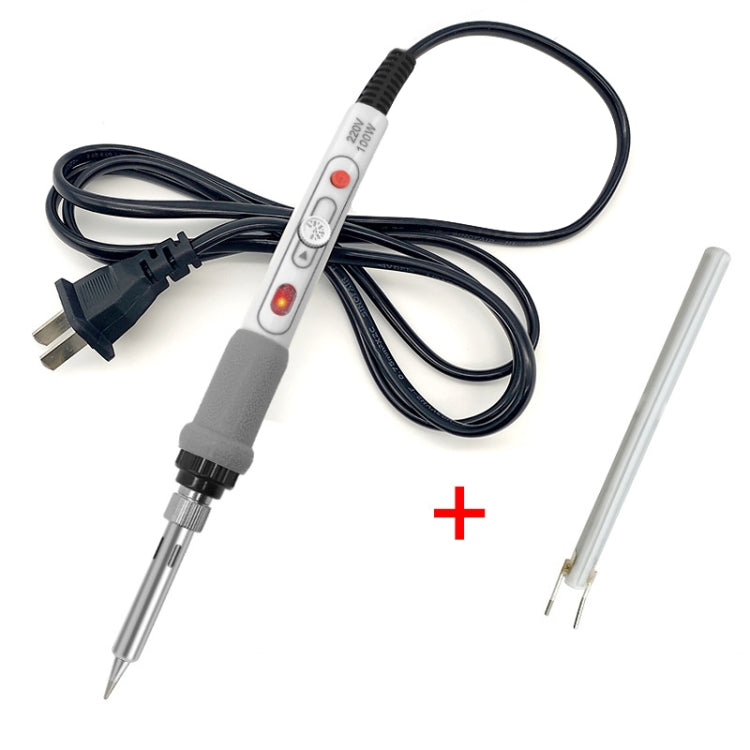 100W 220V High-power Electric Soldering Iron Adjustable Temperature Soldering Tool US Plug, 1pc, 2pcs Set 1, 2pcs Set 2, 4pcs Set