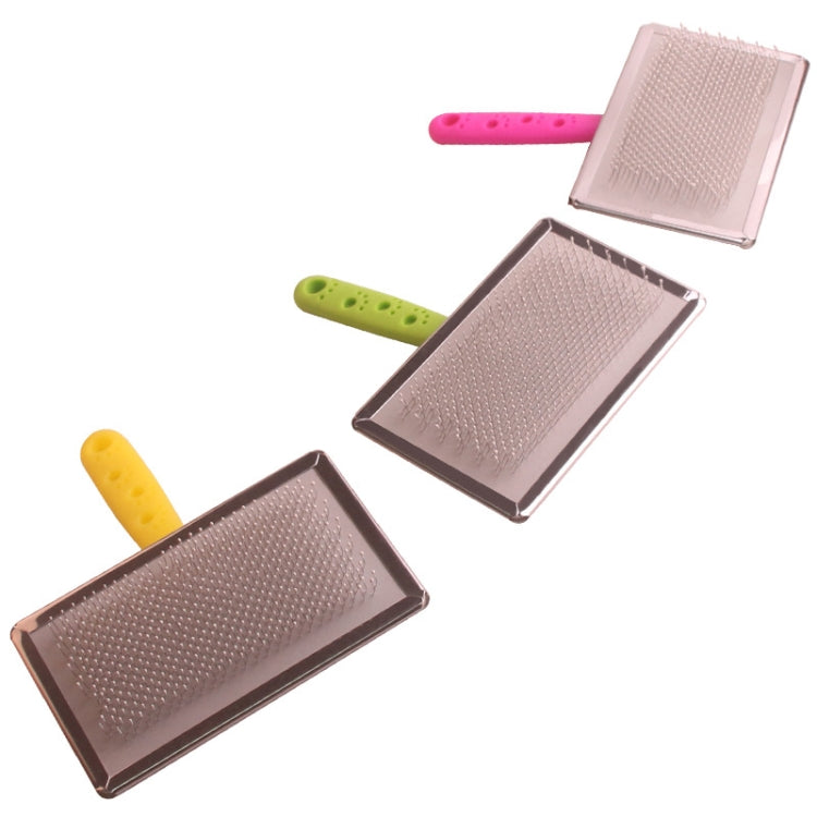 BG-W1347 Pet Hair Removal Massage Comb Dog Cleaning Tools, Random Color Delivery, S, M, L, XL