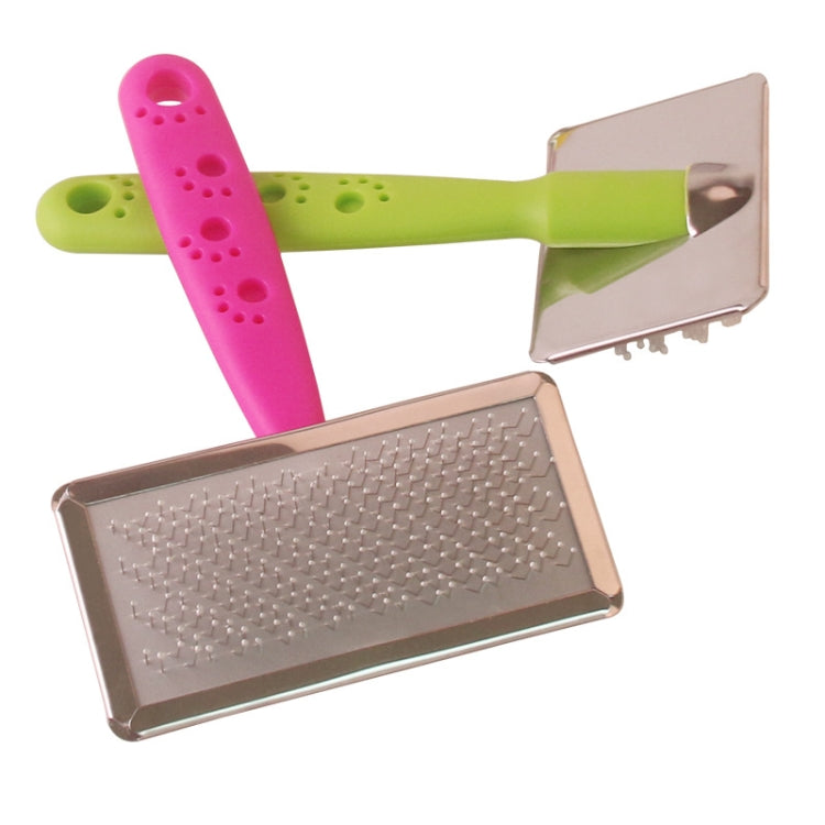 BG-W1347 Pet Hair Removal Massage Comb Dog Cleaning Tools, Random Color Delivery, S, M, L, XL