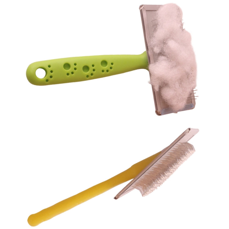 BG-W1347 Pet Hair Removal Massage Comb Dog Cleaning Tools, Random Color Delivery, S, M, L, XL