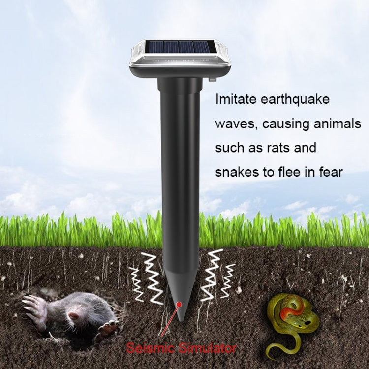 SJZ038 Outdoor Waterproof Solar Ultrasonic Rat Repeller Ultrasonic Animal Repeller