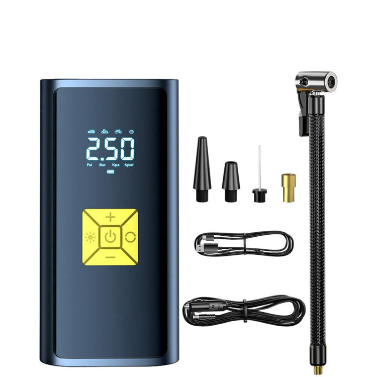 Small Portable Car Air Pump Tire Inflator for Motorcycle Bicycle, SUITU ST-9620A Wired Model, SUITU ST-9620B Wireless, SUITU ST-9620C Wireless Power Bank