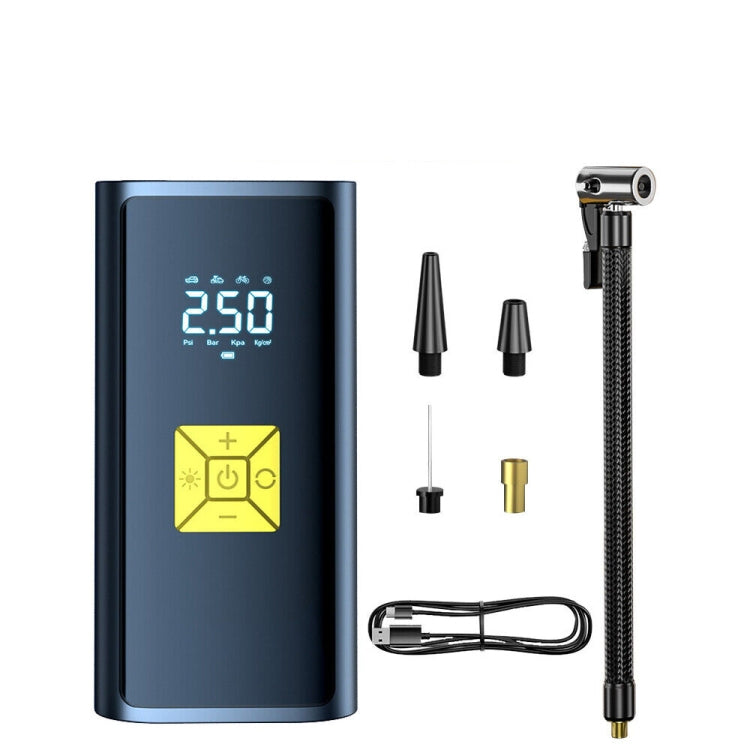 Small Portable Car Air Pump Tire Inflator for Motorcycle Bicycle, SUITU ST-9620A Wired Model, SUITU ST-9620B Wireless, SUITU ST-9620C Wireless Power Bank