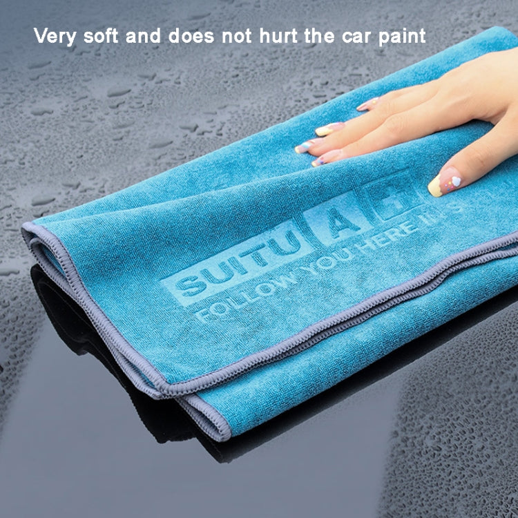 SUITU Microfiber Cleaning Cloth Car Cleaning Towel Thicken Highly Absorbent Cleaning Rag, 43 x 43cm, 35 x 75cm, 60 x 160cm, 60 x 180cm
