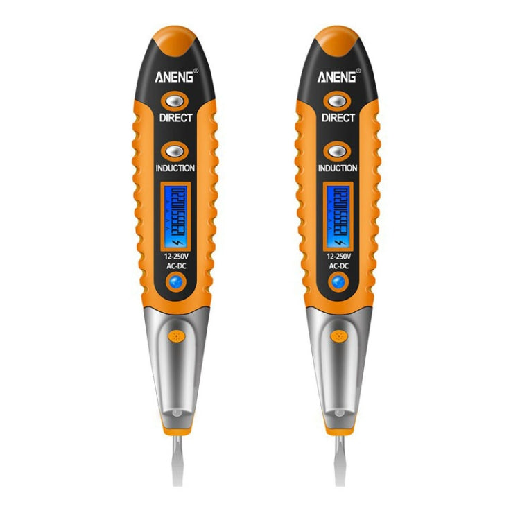 ANENG VD700 2pcs Sound and Light Alarm Non-contact Digital Display Sensor Multi-function Test Pen, Digital Display Pen (Yellow Green), Digital Display Pen (Black Yellow), Digital Display Pen (Black Red)