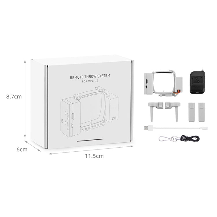 For DJI MINI 2/Mavic Mini/Mini SE Airdrop System Fishing Bait Wedding Ring Deliver Life Rescue Throw Thrower, For DJI MINI 2/Mavic Mini