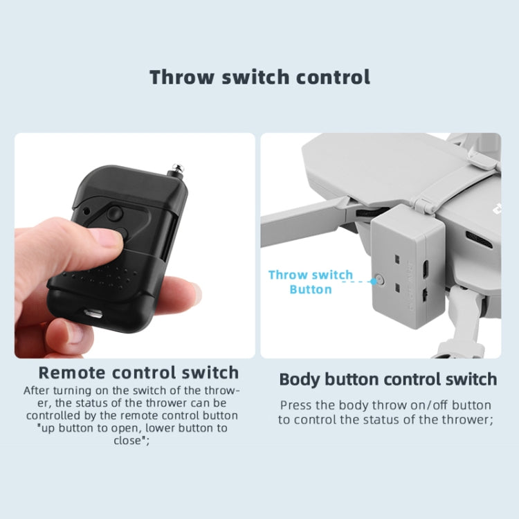 For DJI MINI 2/Mavic Mini/Mini SE Airdrop System Fishing Bait Wedding Ring Deliver Life Rescue Throw Thrower, For DJI MINI 2/Mavic Mini