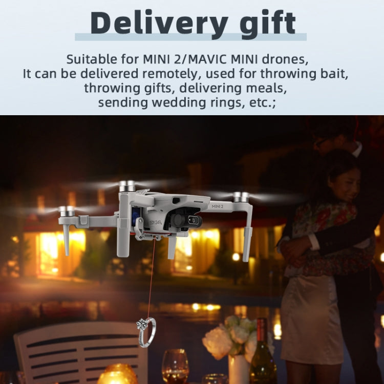 For DJI MINI 2/Mavic Mini/Mini SE Airdrop System Fishing Bait Wedding Ring Deliver Life Rescue Throw Thrower, For DJI MINI 2/Mavic Mini
