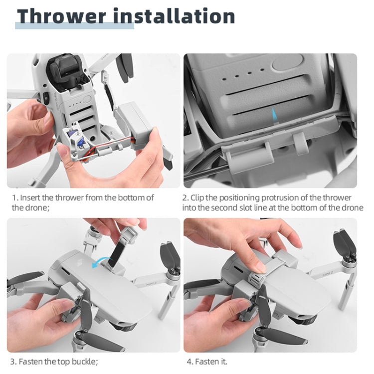 For DJI MINI 2/Mavic Mini/Mini SE Airdrop System Fishing Bait Wedding Ring Deliver Life Rescue Throw Thrower, For DJI MINI 2/Mavic Mini