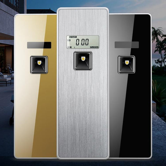 بخاخ عطر أوتوماتيكي ذكي بشاشة رقمية LCD من الفولاذ المقاوم للصدأ المقاوم للتآكل، شاشة LCD (تيتانيوم أسود)، شاشة LCD (تيتانيوم ذهبي)، شاشة LCD (مصقولة)